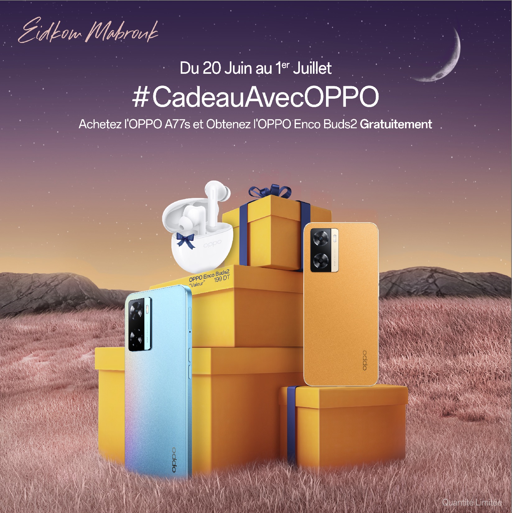 OPPO lance une promotion spéciale sur son smartphone    A77s accompagné des écouteurs sans fil Enco Buds2
